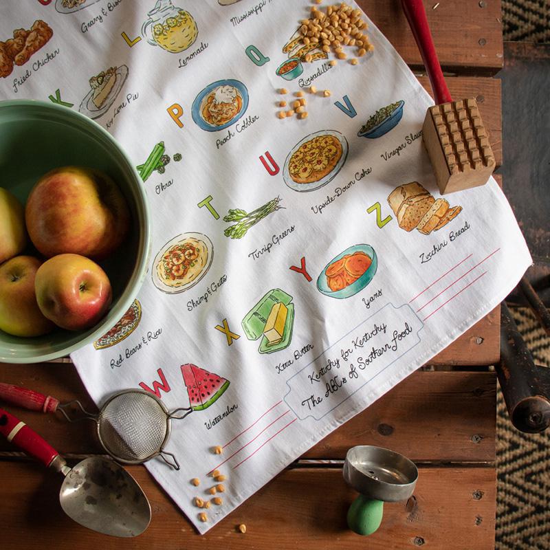 ABCs of Southern Food Tea Towel - Image 2