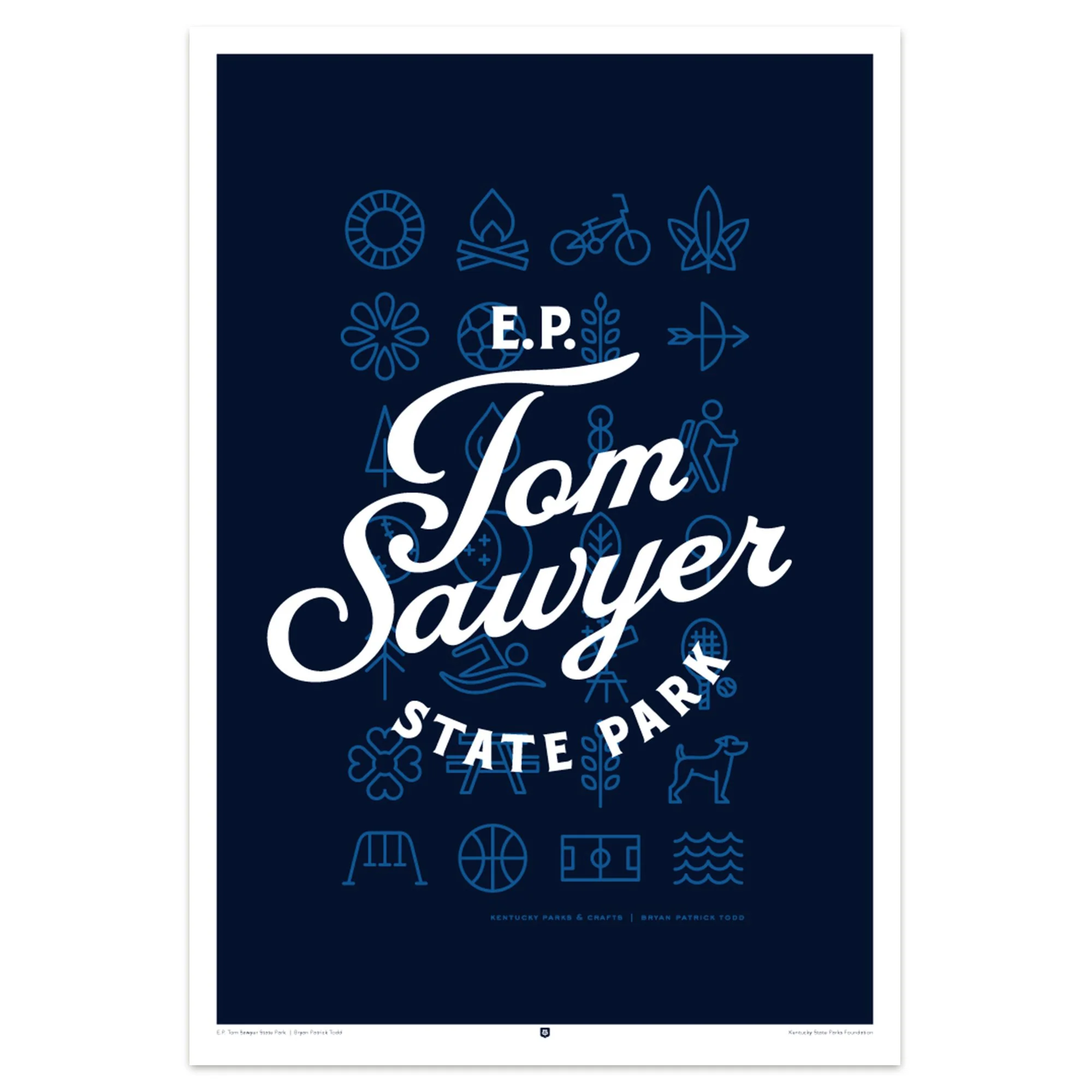EP Tom Sawyer State Park Poster by Bryan Patrick Todd