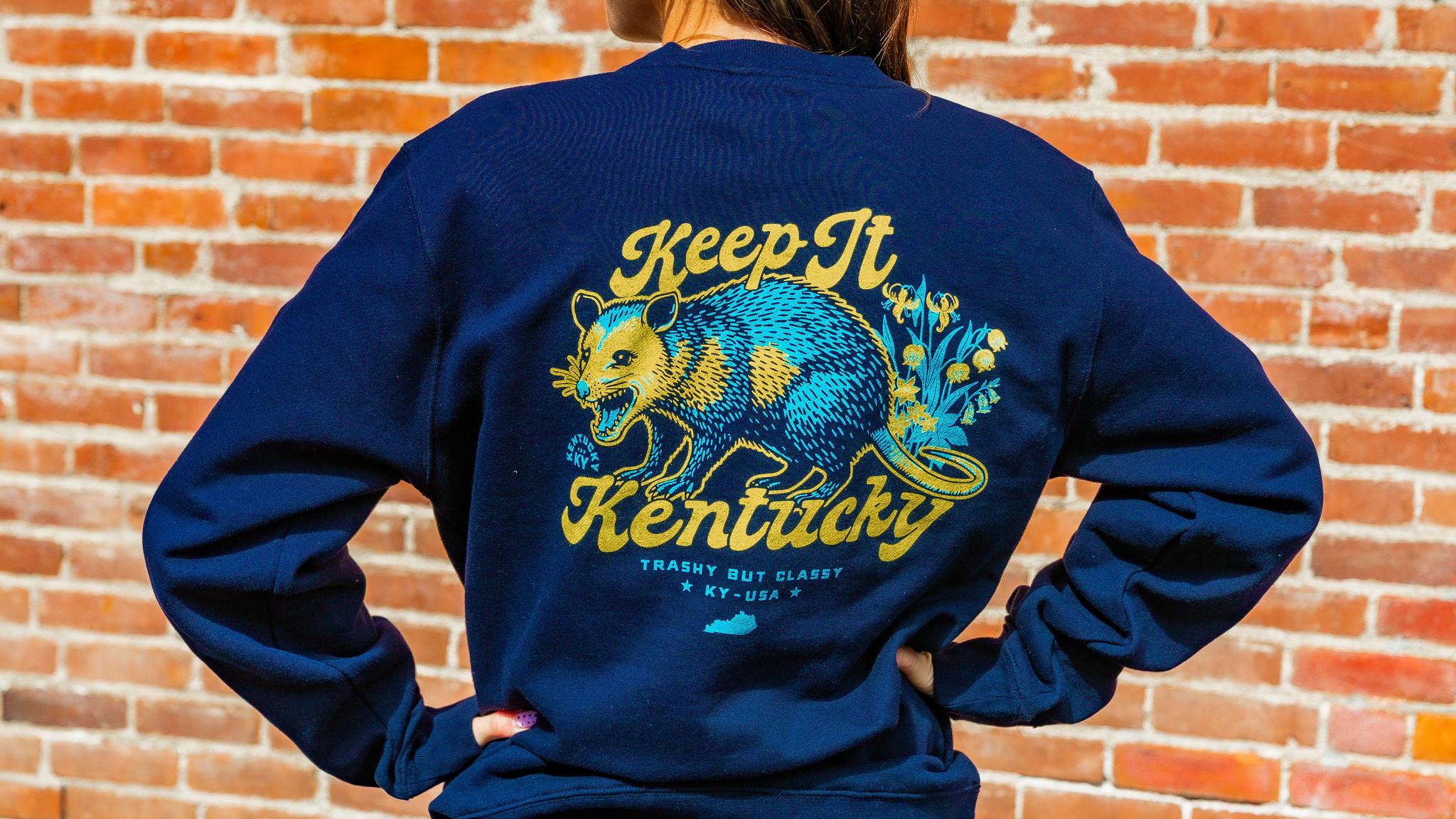 Keep It Kentucky Opossum Sweatshirt - Image 4