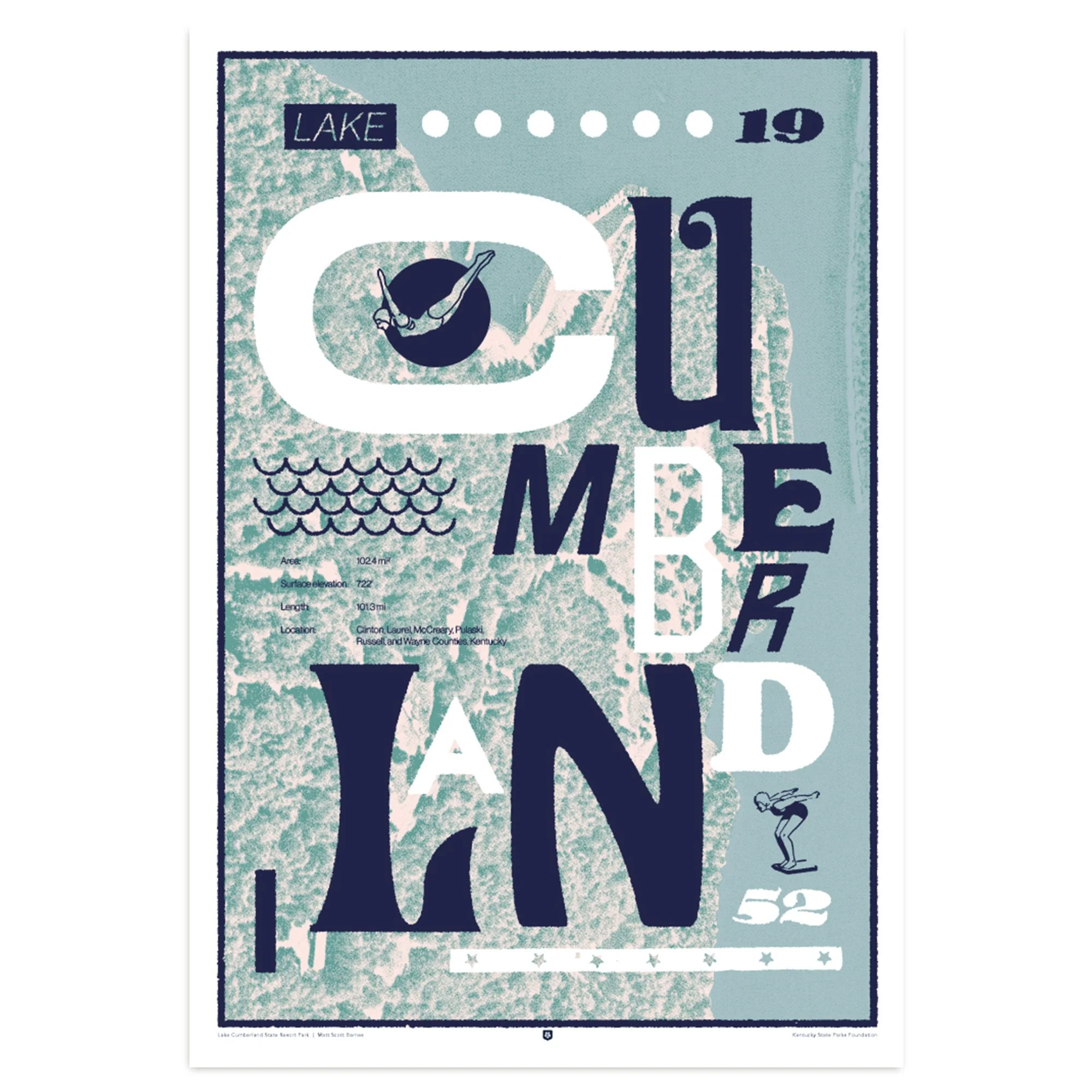 Lake Cumberland State Park Poster by Matt Barnes