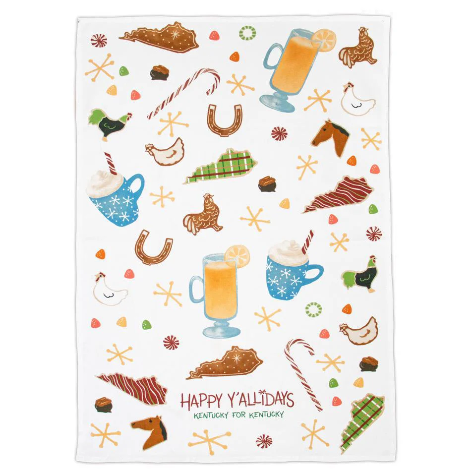 Y'alliday Baking Tea Towel - Image 2